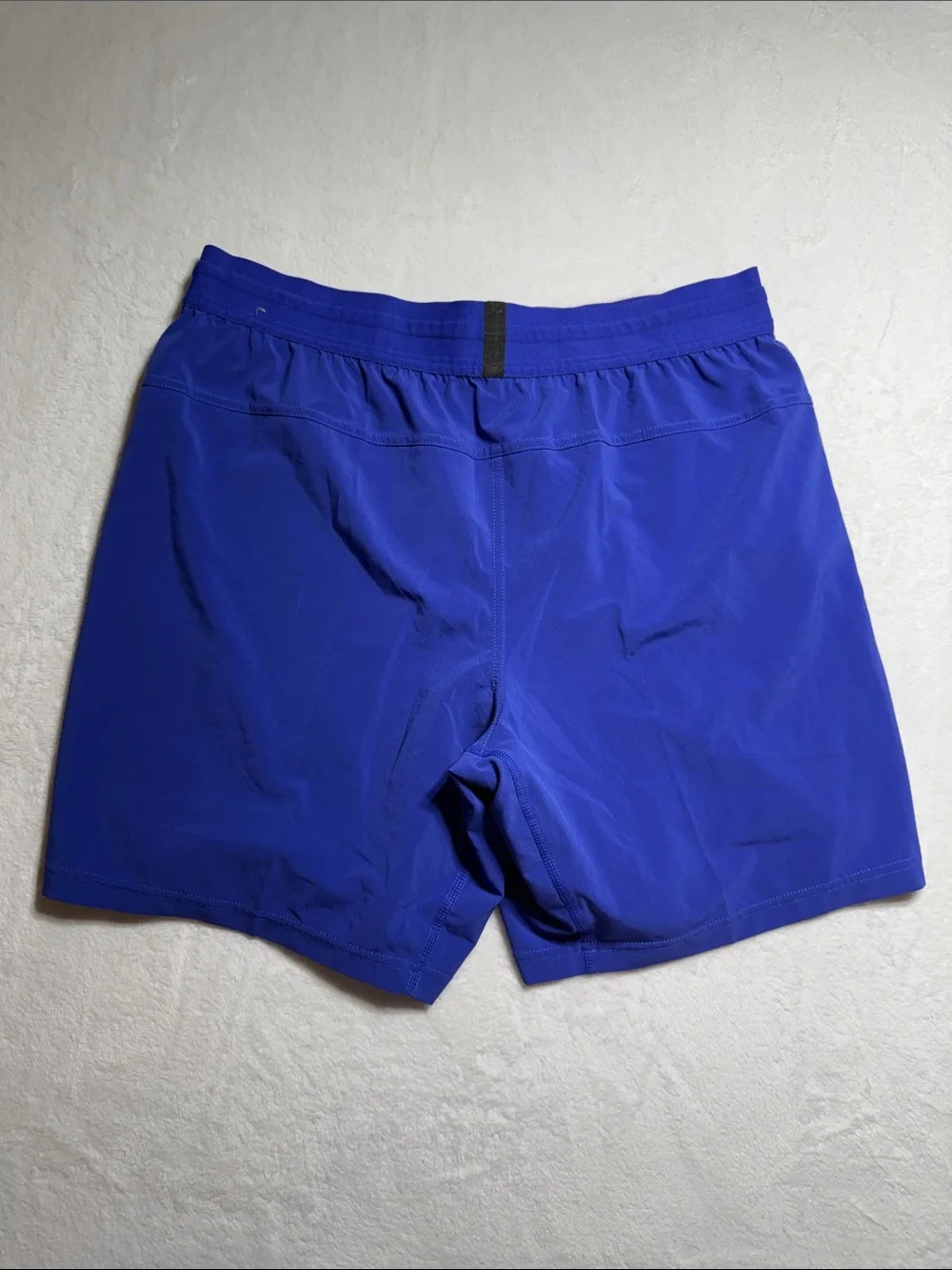 Nike Blue Performance Yoga Shorts with Swoosh